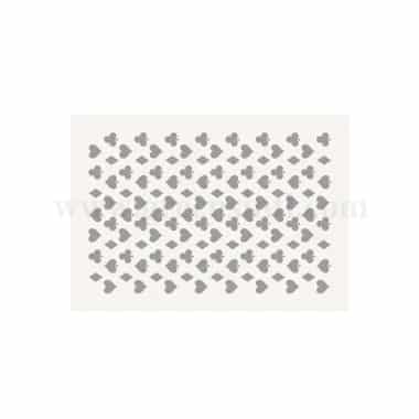 MARTELLATO Decorative Stencil GS17 Play Card (Hearts, Clubs, Diamonds & Spades)