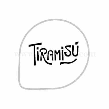MARTELLATO Decorative Stencil Tiramisu D260mm
