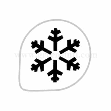 MARTELLATO Stencil Snowflake D260mm