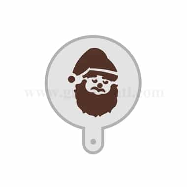 MARTELLATO Stencil For Cappuccino Santa Claus D 95 mm