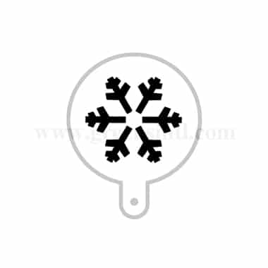 MARTELLATO Stencil For Cappuccino Snowflake D 95 mm
