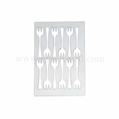 MARTELLATO Fork-shaped stencil