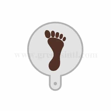 MARTELLATO Stencil For Cappuccino Foot Trail D 95 mm