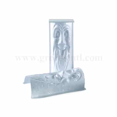MARTELLATO Yule Log Poleno Small Mould 230 x90 h 70 mm