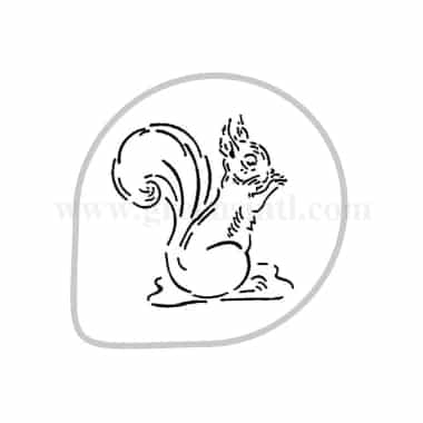 MARTELLATO Stencil Squirrel D260mm