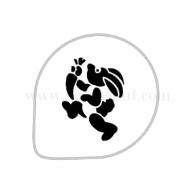 MARTELLATO Stencil Rabbit D 260 mm