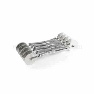 MARTELLATO Expanding Pastry Cutter Straight & Curved Blade - 5 + 5 / Dough Wheel Cutter