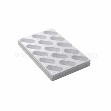 MARTELLATO Plastic Mould For Monoportions Oblong 94 x 38 x h 40 mm
