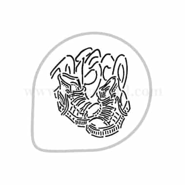 MARTELLATO Stencil Shoes D260mm