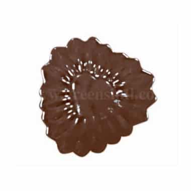 MARTELLATO Thermoformed Chocolate Mould Sunburst Heart 35x35mm