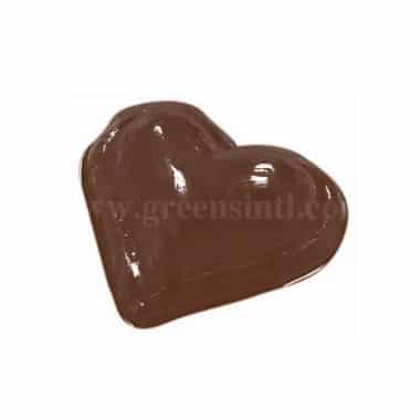 MARTELLATO Thermoformed Chocolate Mould Heart D 33 x h 9 mm