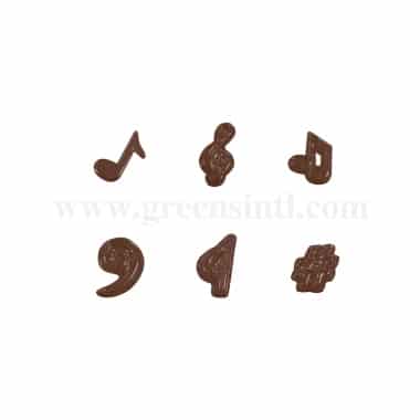 MARTELLATO Thermoformed Chocolate Mould Musical Notes