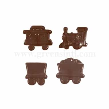 MARTELLATO Thermoformed Chocolate Mould Train and Boggies