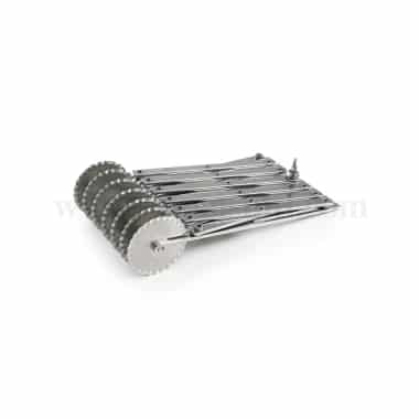 MARTELLATO Expanding Pastry Cutter Curved Blade - 7 / Dough Wheel Cutter