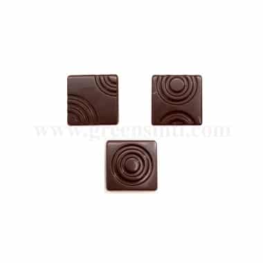 MARTELLATO Polycarbonate Chocolate Mould 30 x 32 x h5mm