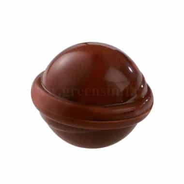 MARTELLATO Polycarbonate Chocolate 3D Mould Planet Sphere 28 x 24 h 24 mm