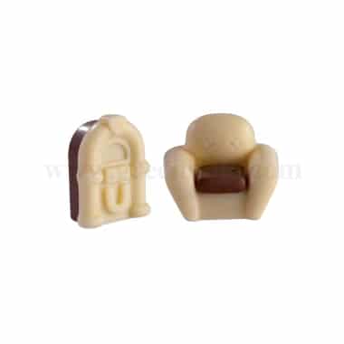 MARTELLATO Polycarbonate Chocolate Mould Arm Chair and Juke Box