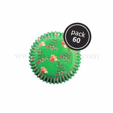 PME Paper Baking Cases - Christmas Parcels Packet of 60