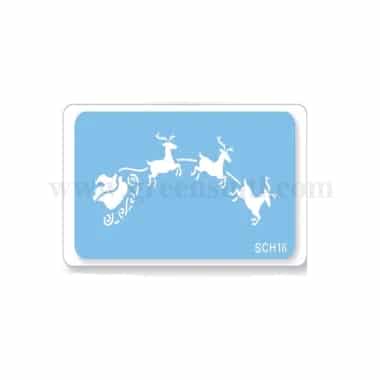 PME Santa Sleigh Stencil