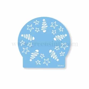 PME Christmas Trees And Stars Stencil