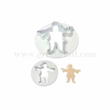 PMEPlastic Cutters - Father Christmas Set of 2