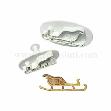 PME Novelty Plunger Cutter - S/M Sleigh Set of 2