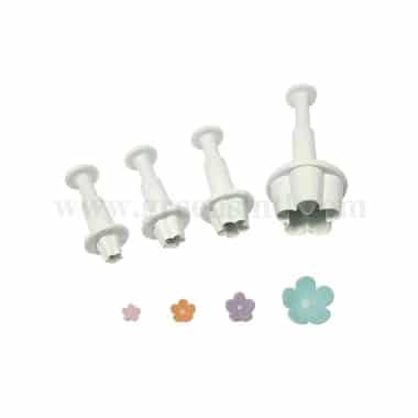 PME Floral Plunger Cutters - Small Flower Blossom 6mm