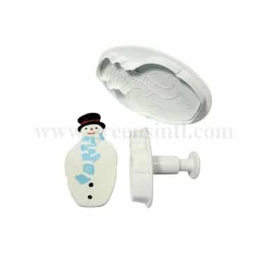 PME Novelty Plunger Cutter - Medium Snowman 95mm