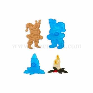 PME Jolly Santa & Christmas Candle - Set of 2