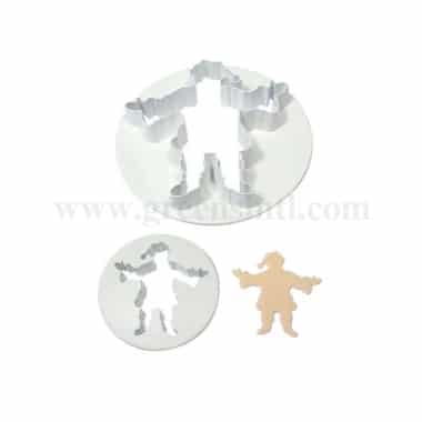 PME Plastic Cutters - Small Father Christmas 55mm