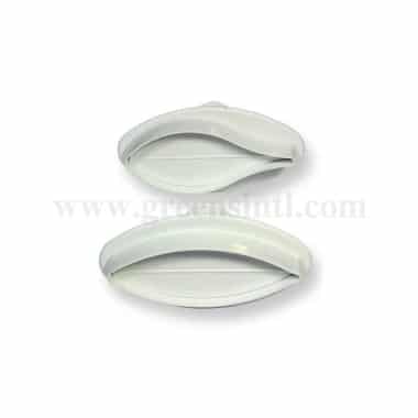 PME Floral Plunger Cutters - Medium Veined Lily Set of 2 80mm