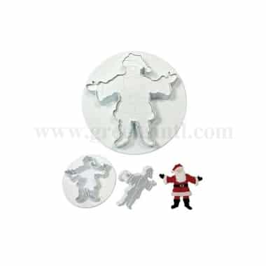 PME Novelty Plunger Cutter - XL Father Christmas with Embossing 120mm