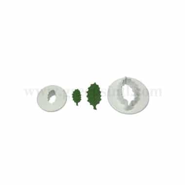 PME Floral Cutters - Medium Holly Leaf 30mm / 1.2