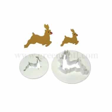 PME Plastic Cutters - Small Reindeer 25mm