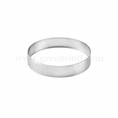 GREENS CHOICE Perforated Tart Ring Round D 100 mm x H 20 mm