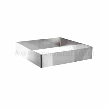GREENS CHOICE Cake Ring Square D 160 mm x H 40 mm
