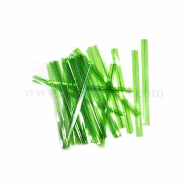 GREENS CHOICE Cellophane Cookies Bag Twist Green 6 x 90 mm-2000 Pcs
