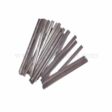 GREENS CHOICE Cellophane Cookies Bag Clip Band Brown 8 x 130mm-1000 Pcs