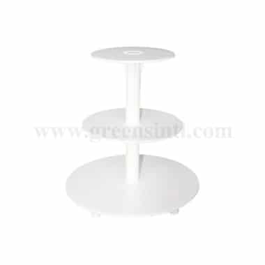 SCHNEIDER Cake Stand 3 tier-White Plastic