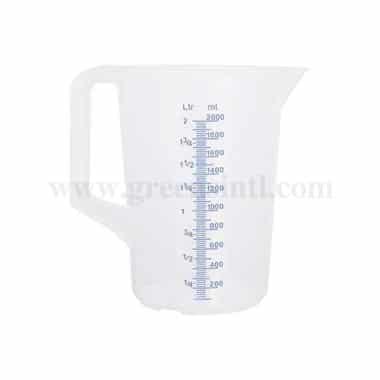 SCHNEIDER Measuring Cups with Closed Handle stamped and blue scale-2000 ml