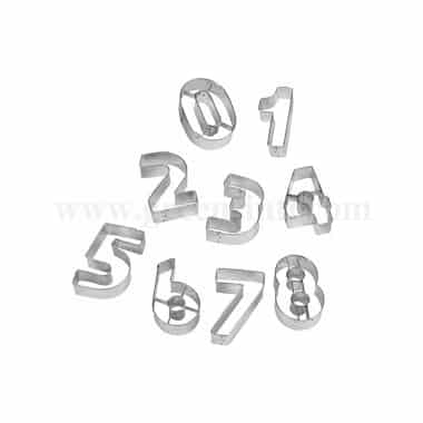 SCHNEIDER Decorating Cookie Cutters - Numbers 0-9