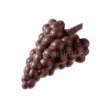 CHOCOLATE WORLD Polycarbonate Chocolate Mould Bunch Of Gapes 93 x 56 x h 19 mm