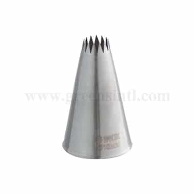 SCHNEIDER French Star Piping Tip D 5 mm-9 Teeth