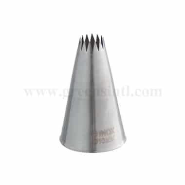 SCHNEIDER French Star Piping Tip D 7 mm-9 Teeth
