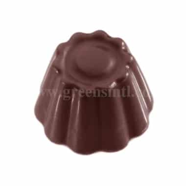 CHOCOLATE WORLD Polycarbonate Chocolate Mould Cuvtte Round 26 x 26 x h 17 mm
