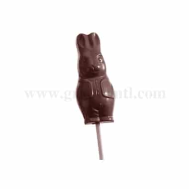 CHOCOLATE WORLD Chocolate Mould  Lollipop Hare 74 x 30 x h 12 mm