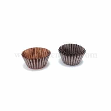 GREENS Baking Cups / Cupcake Cases - Brown D 40/30 x h 20 mm-1000 Pcs
