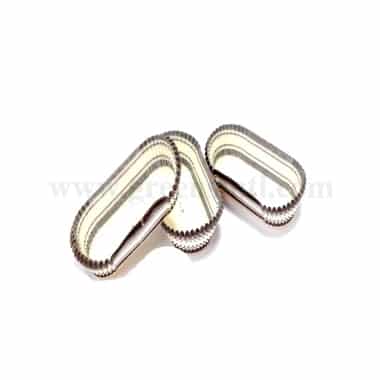 GREENS Paper Eclair Case / Baking Cases White and Brown 85 x 45 x h 25 mm-1000 Pcs