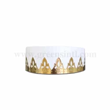 GREENS Gold Cake Crown 500 x h 50 mm-10 Pcs