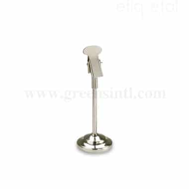 ETIQ ETAL Chrome Card Holder Foot 95 mm + Clip 20 mm